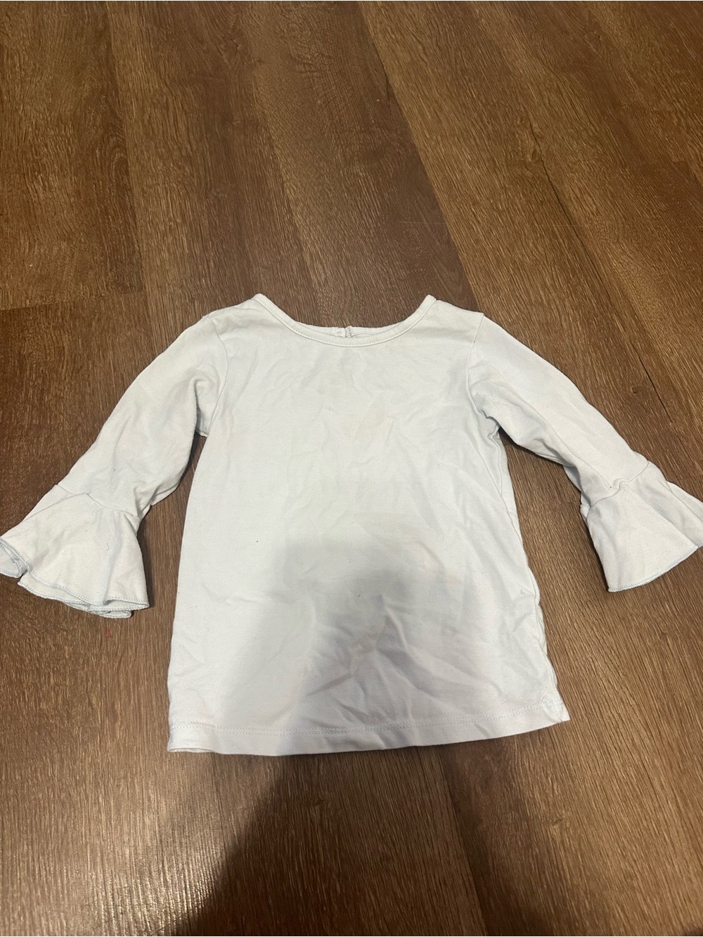 Disney Pippa & Julie Light White Bell Sleeve Long-Sleeve Tee